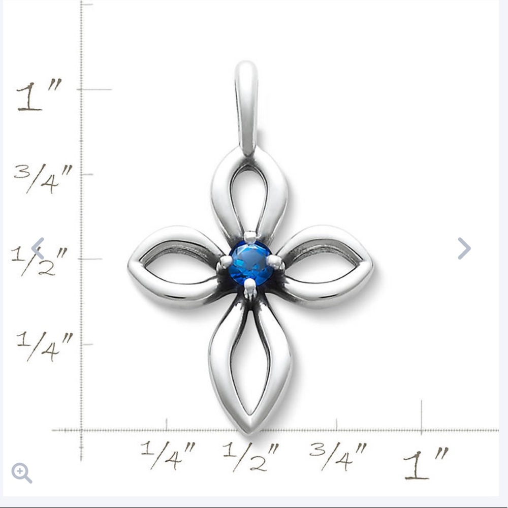 Avery Remembrance Cross w Blue Sapphire✨